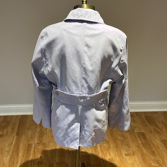 Jones New York faux suede lilac blazer size M - Picture 6 of 12